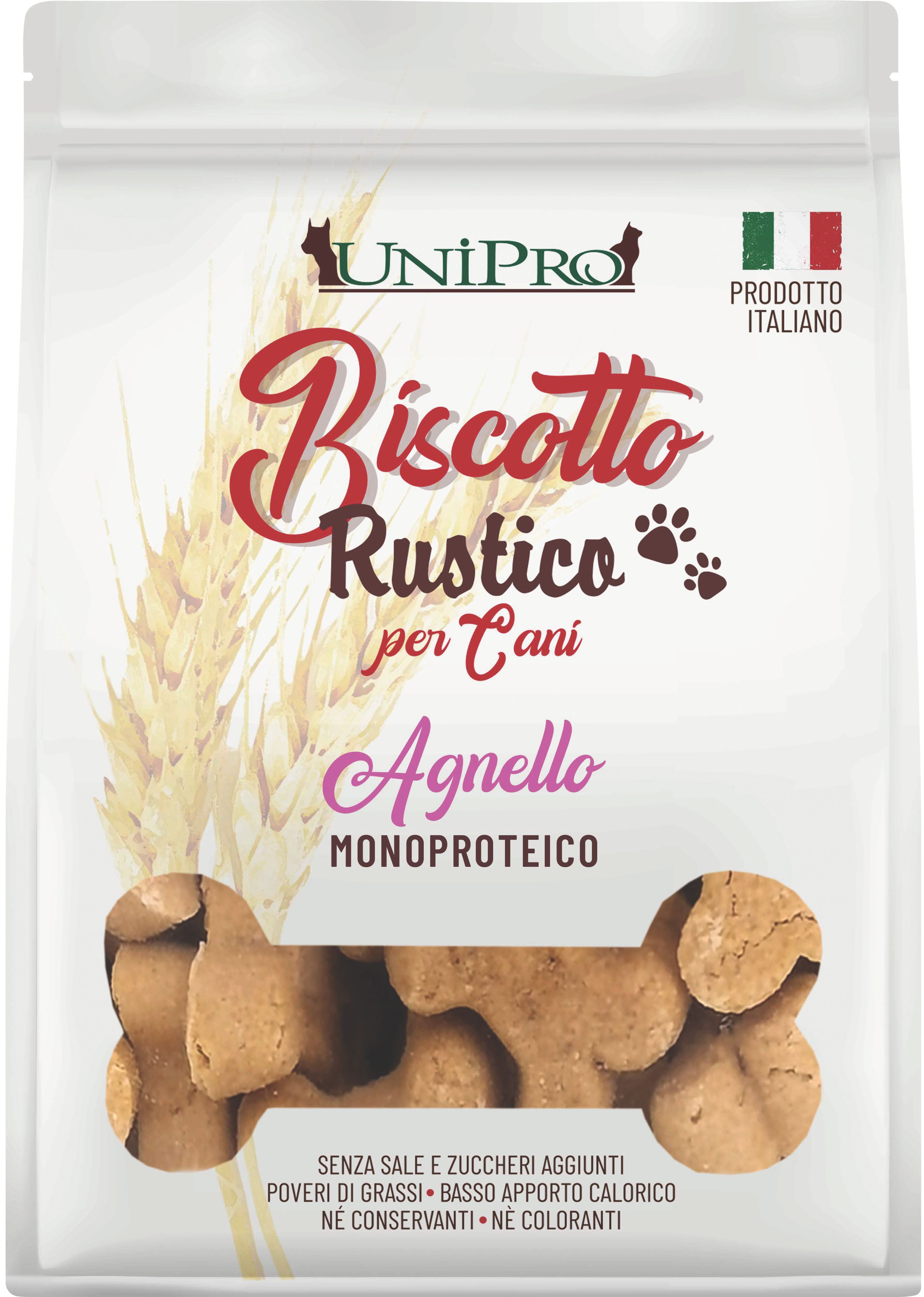 UniPro Biscotto Rustico przysmak włoskie ciasteczka dla psa 300g - z jagnięciną ( wielkość ciasteczka ok.3,5cm ) - UniPro zdjęcie 1