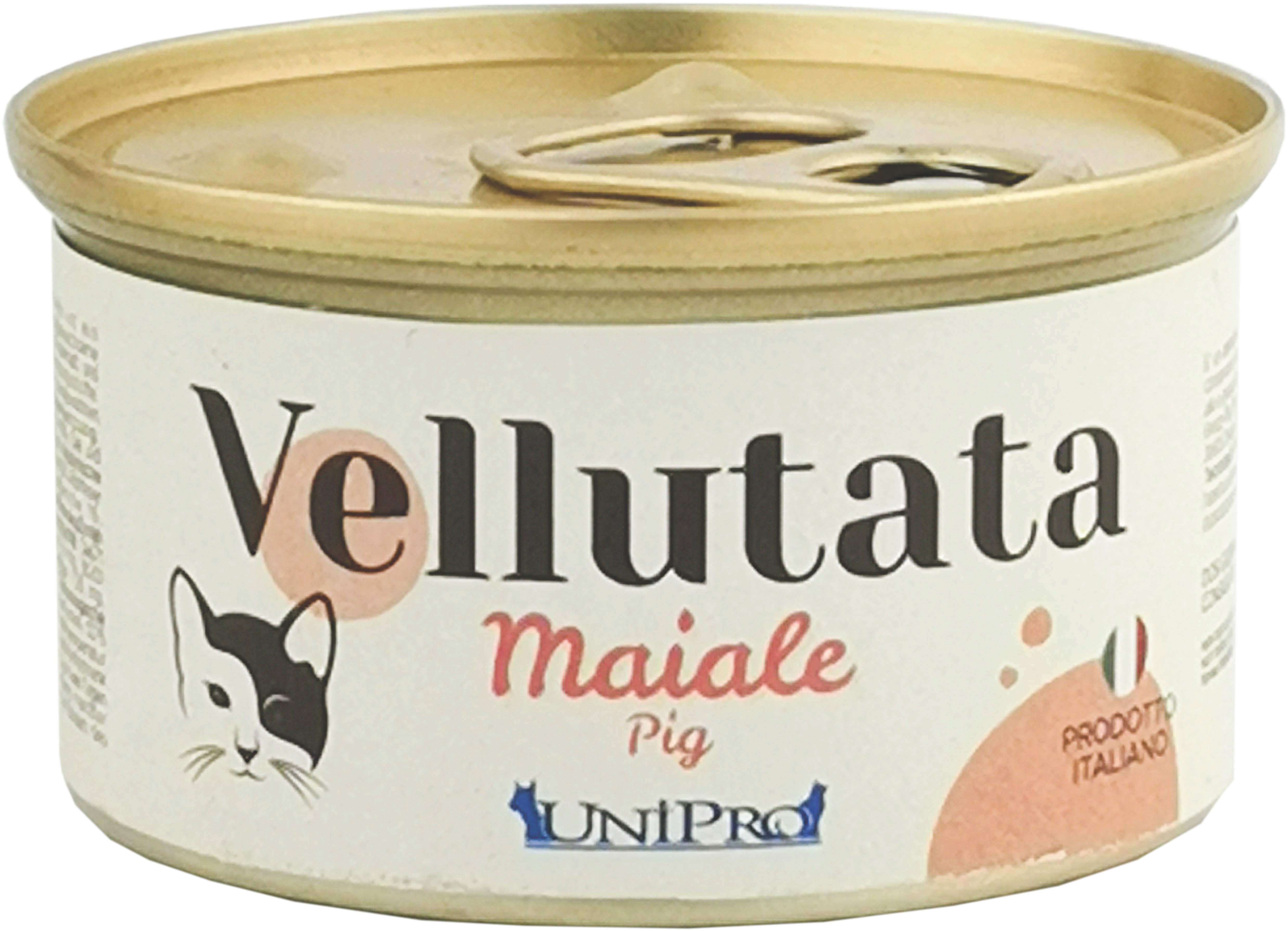 UniPro Vellutata karma dla kota 85g wieprzowina - delikatna, aksamitna z dodatkiem mleka - UniPro zdjęcie 1