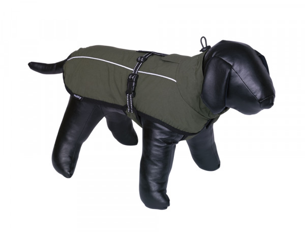 Płaszcz-ubranko dla psa Nobby "TIMIS" oliwkowe  32 cm - Nobby zdjęcie 1