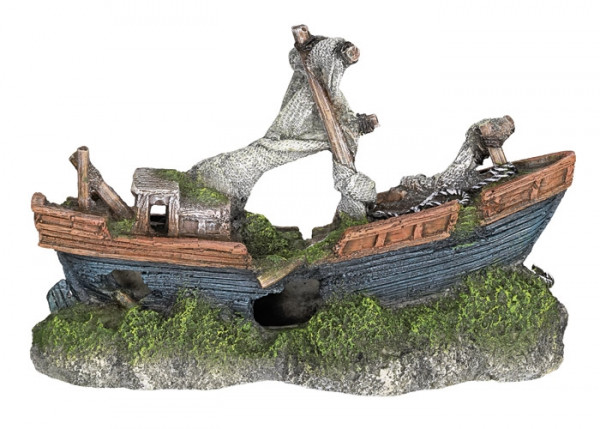 Ozdoba akwariowa Nobby " Boot" 21 x 8 x 13,5 cm - statek - Nobby zdjęcie 1