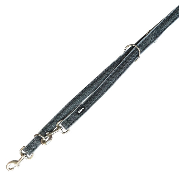 Smycz dla psa Nobby Mesh Air L-XL 32mm/ 2,00m szara - Nobby zdjęcie 1