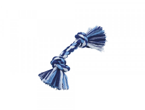 Zabawka dla psa Nobby Playing rope 36cm, 270g - bawełniano-poliestrowy sznur z dwoma węzłami  - Nobby zdjęcie 1