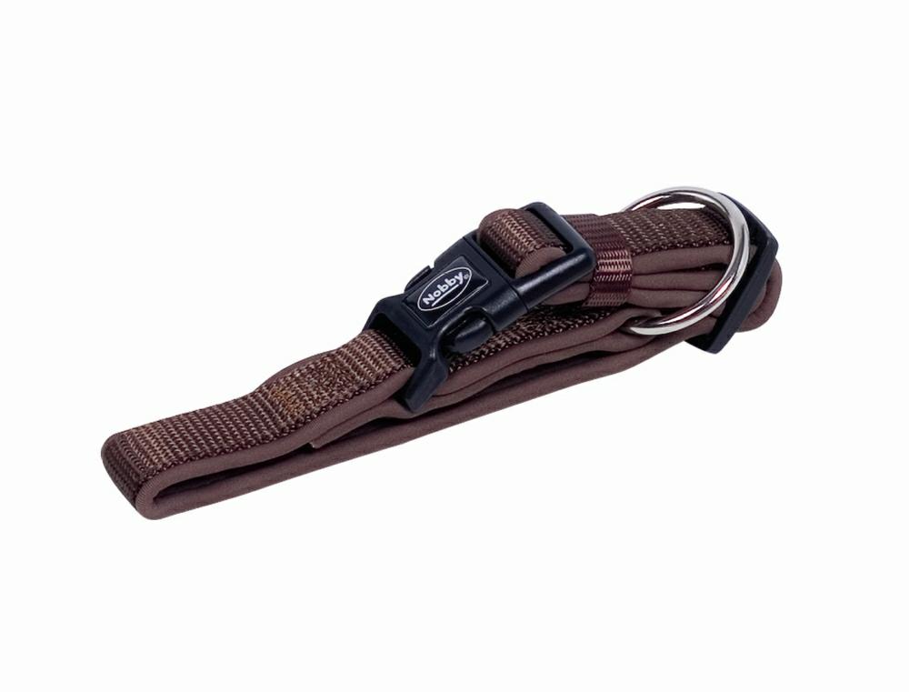 Obroża dla psa Nobby Classic Preno L-XL 25/35mm, 50-65cm brązowa - Nobby zdjęcie 1