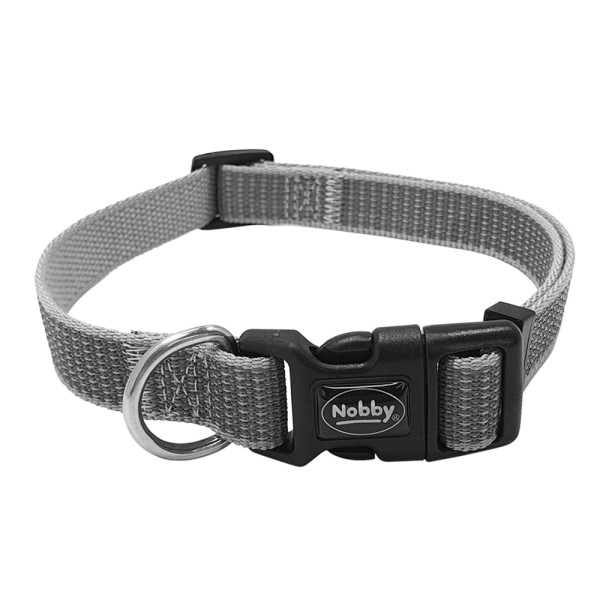 Obroża dla psa Nobby Full Reflect M-L 20mm / 35-55cm szara - Nobby zdjęcie 1