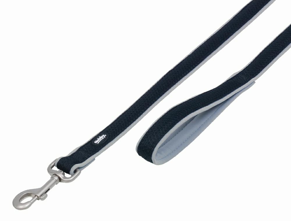 Smycz dla psa Nobby Mesh Preno M-L 20/25mm ; 1,20m szara - Nobby zdjęcie 1