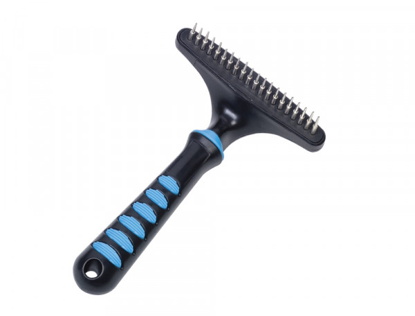 Grzebień/zgrzebło OBROTOWY do sierści długiej Nobby Comfortline Undercoat & Shedding 20 zębów - Nobby zdjęcie 1