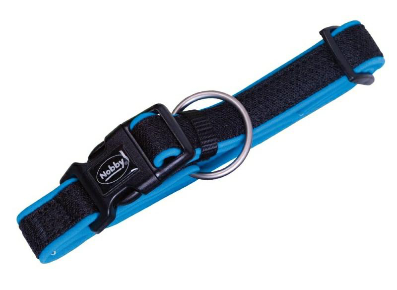 Obroża dla psa Nobby Mesh Preno L-XL 25/35mm, 50-65cm jasnoniebieska - Nobby zdjęcie 1
