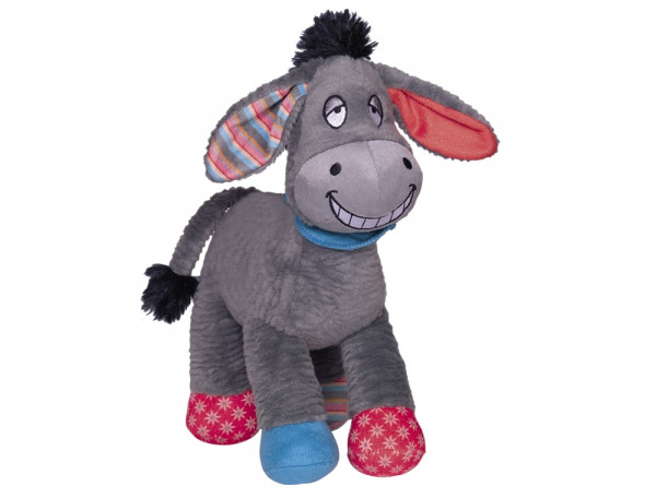 Pluszowa zabawka dla psa Nobby plush animal Donkey 30cm - pluszowy osioł z piszczałką - Nobby zdjęcie 1