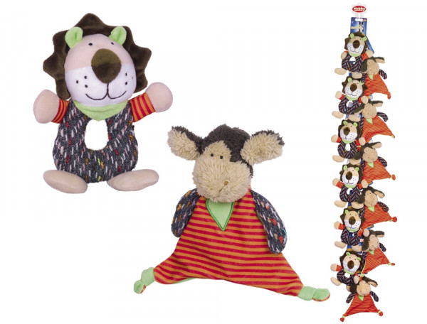 Pluszowa zabawka dla psa Nobby Strip plush animals 20cm - pluszowo-materiałowe zwierzątka z piszczałką - Nobby zdjęcie 1