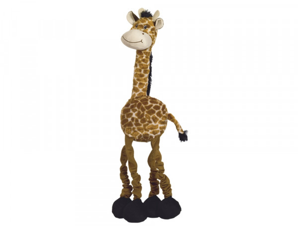 Pluszowa zabawka dla psa Nobby plush giraffe LONG 72cm -długa, pluszowa żyrafa z piszczałką i elastycznymi nogami - Nobby zdjęcie 1