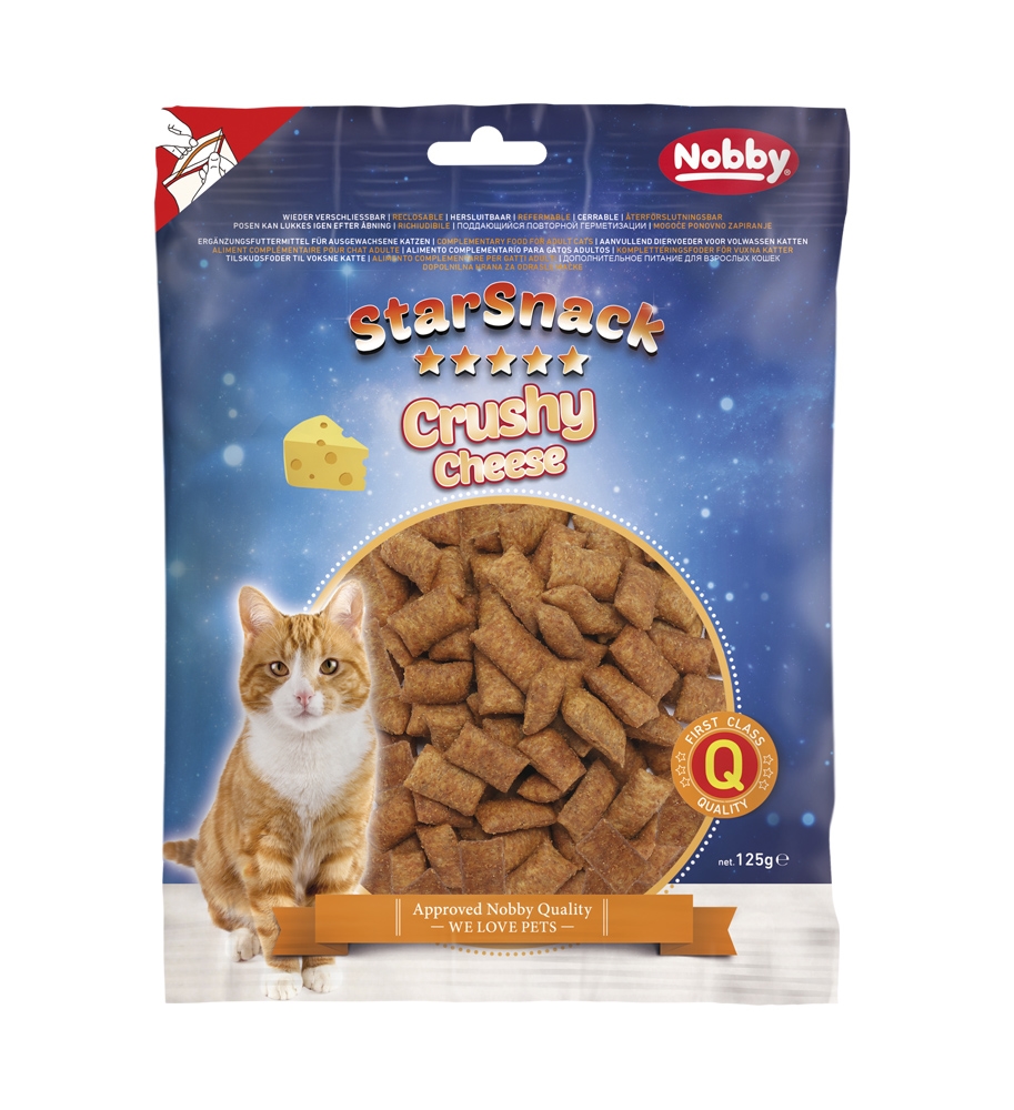 Przysmak dla kota StarSnack Crushy Cheese 125g Nobby - przysmak z serem - Nobby zdjęcie 1