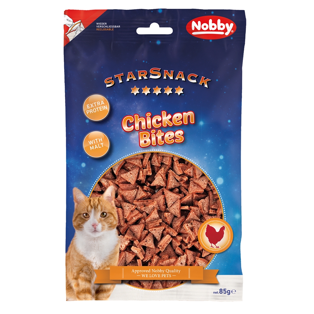Przysmak dla kota StarSnack Chicken Bites 85g Nobby - przysmaki z kurczakiem - Nobby zdjęcie 1