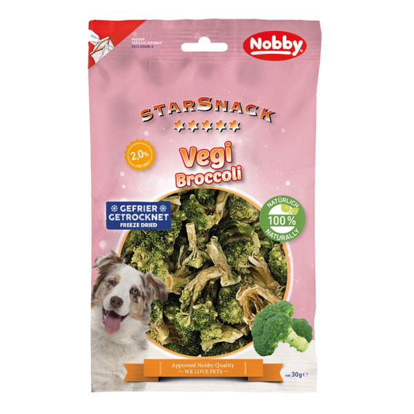 Przysmak dla psa Starsnack Vegi Broccoli Nobby 25g - liofilizowane brokuły - Nobby zdjęcie 1