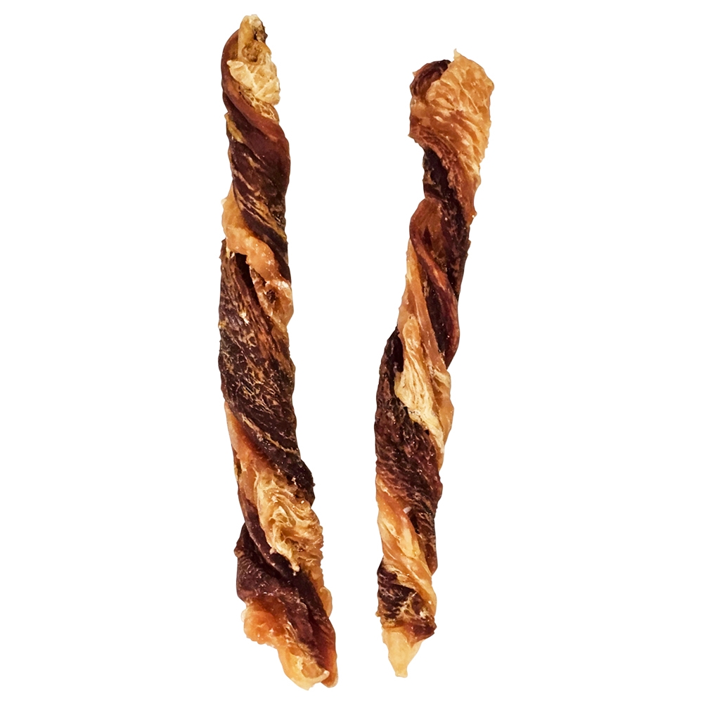 Przysmak dla psa Starsnack Chicken Duck Twist 113g Nobby - mięsne skręcane paluszki z kaczką i kurczakiem - Nobby zdjęcie 1