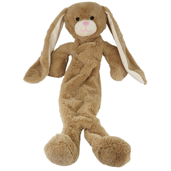 Pluszowa zabawka dla psa Nobby plush rabbit with rope inside 54cm -pluszowy królik wypełniony sznurem bez piszczałki - Nobby zdjęcie 1