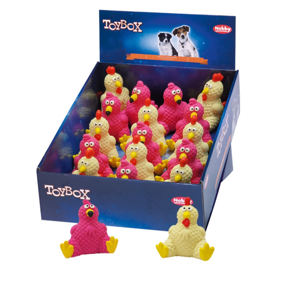 Lateksowa zabawka dla psa Nobby Chicken 10-11cm - kurczak - Nobby zdjęcie 1