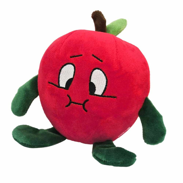 Pluszowa zabawka dla psa Nobby plush apple 17cm - pluszowe jabłko z piszczałką - Nobby zdjęcie 1