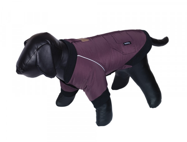 Płaszcz-ubranko dla psa Nobby "SEBIS" śliwkowe  rozmiar 23 cm - Nobby zdjęcie 1