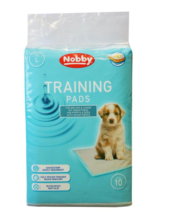 Training Pads Nobby maty dla psa L 60x60cm 10szt/op- podkłady do nauki sikania lub seniora - Nobby zdjęcie 1