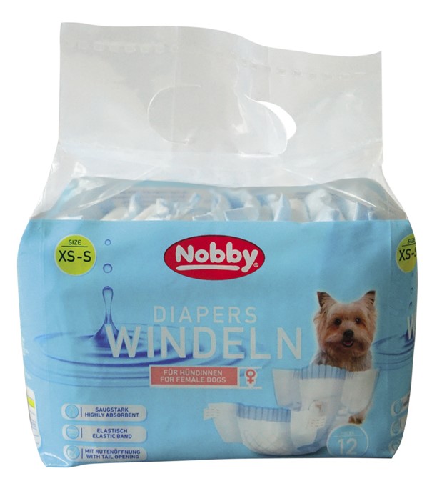 Pieluchy dla psa Nobby ( suczki - damskie) XS-S 20-28cm 12szt. - Nobby zdjęcie 1