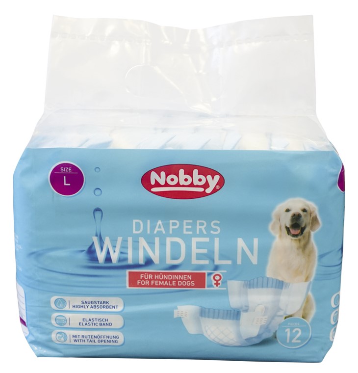 Pieluchy dla psa Nobby ( suczki - damskie) L 38-56cm 12szt. - Nobby zdjęcie 1