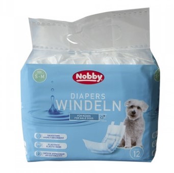 Pieluchy dla psa Nobby (dla płci męskiej) S-M 30-46cm 12szt. - Nobby zdjęcie 1