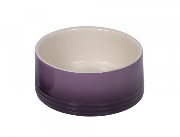 Miska ceramiczna Nobby dla psa "Gradient " liliowo-kremowa 1,10 L  Ø 18x7cm - Nobby zdjęcie 1
