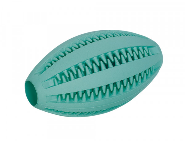 Zabawka dla psa Nobby Detal Line Rugby Ball 11x6cm - gumowa piłka z miętą - Nobby zdjęcie 1