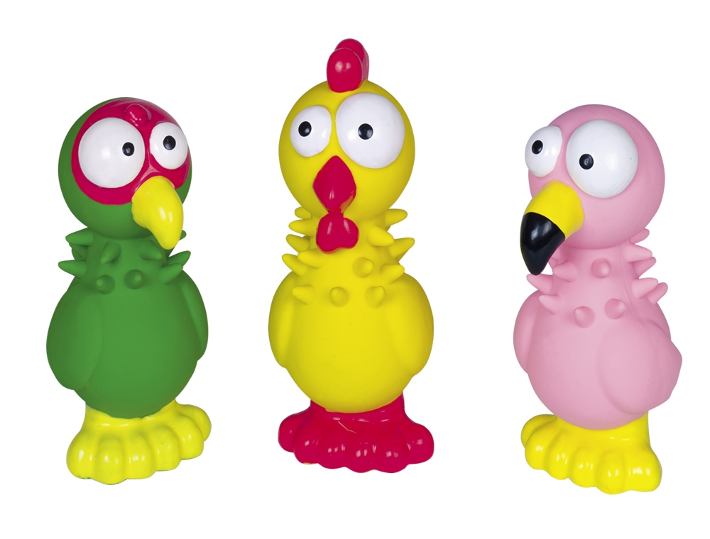 Lateksowa zabawka dla psa Nobby Animals 15cm - kolorowe zwierzaczki - Nobby zdjęcie 1