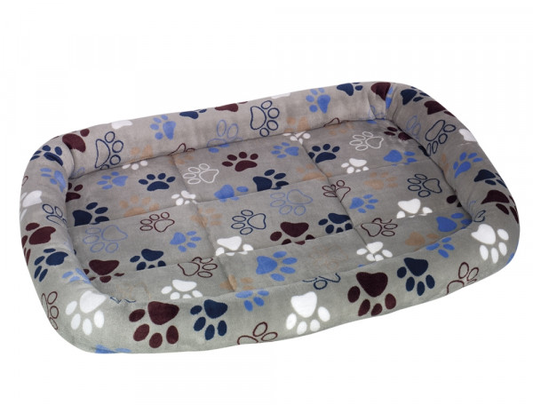 Legowisko/mata owalna NOBBY dla psa i kota "LISSI" jasno szara 88x 68x 7 cm  - Nobby zdjęcie 1