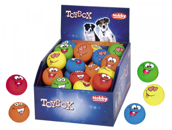 Lateksowa zabawka dla psa Nobby Crazy Faces 5,5cm - Nobby zdjęcie 1