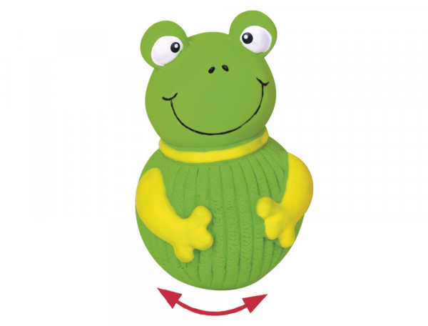 Lateksowa zabawka dla psa Nobby Frog 12cm - żaba "bańka wstańka" - Nobby zdjęcie 1