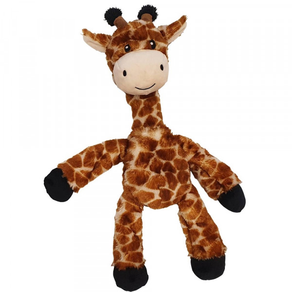 Pluszowa zabawka dla psa Nobby plush animal with rope inside Giraffe 42cm -pluszowa żyrafa wypełniona sznurem bez piszczałki - Nobby zdjęcie 1