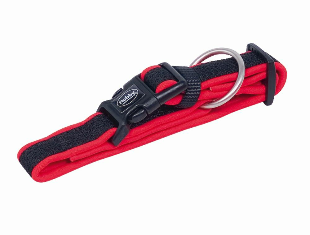 Obroża dla psa Nobby Mesh Preno S-M 20/25mm, 30-45cm czerwona - Nobby zdjęcie 1