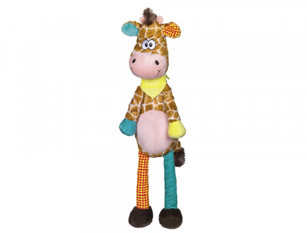 Pluszowa zabawka dla psa Nobby plush animal Giraffe 56cm - pluszowa żyrafa z piszczałką - Nobby zdjęcie 1