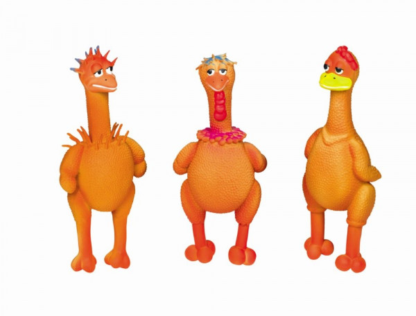 Lateksowa zabawka dla psa Nobby 3 Figures Cool Chicken 21-22cm - kurczak - Nobby zdjęcie 1
