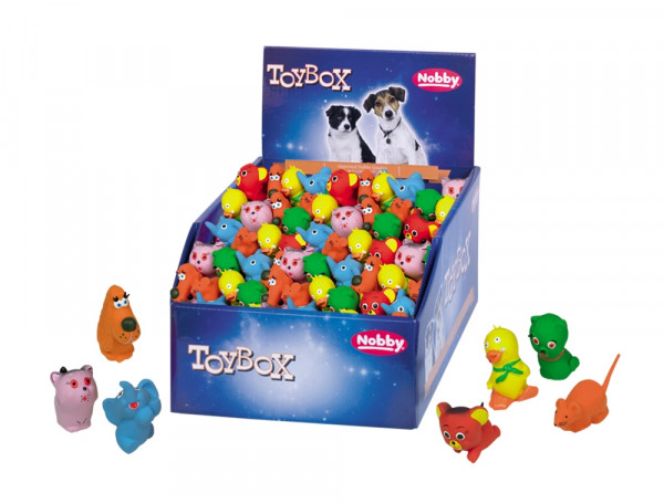Lateksowa zabawka dla psa Nobby Mini Figurki zwierząt 5-6cm - małe zwierzaczki - Nobby zdjęcie 1