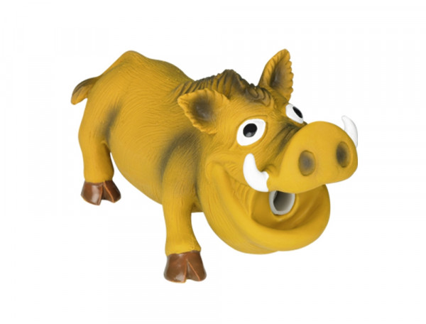 Lateksowa zabawka dla psa Nobby Boar 17cm - dzik ze specjalnym dźwiękiem 🎶 - Nobby zdjęcie 1