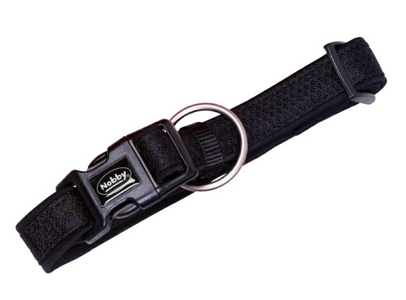 Obroża dla psa Nobby Mesh Preno XS-S 15/20mm, 25-35cm czarna - Nobby zdjęcie 1