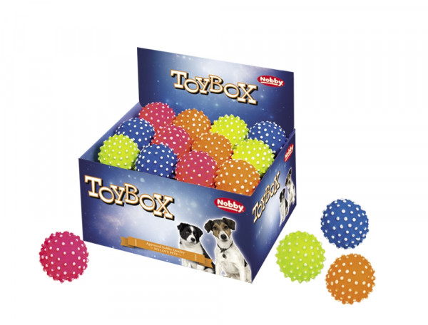 Zabawka dla psa Nobby Foam Rubber Pin Ball Ø 7,2cm- pływająca piłka z pianki gumowej z kolcami - Nobby zdjęcie 1