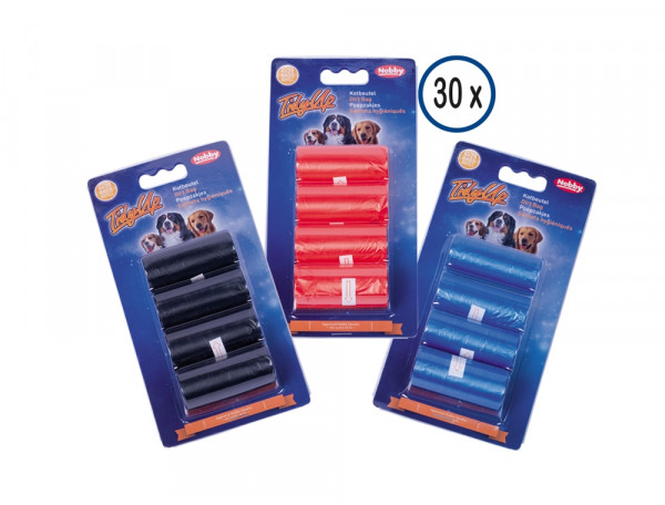 Woreczki na odchody TidyUp Nobby Display 30szt, 20szt woreczków na 1 rolce - w trzech kolorach - Nobby zdjęcie 1