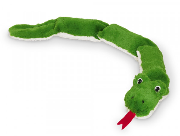 Pluszowa zabawka dla psa Nobby plush snake XL Squeaker 85cm - pluszowy, zielony wąż z 4 dużymi piszczałkami - Nobby zdjęcie 1