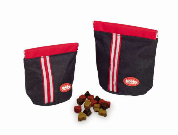 Nylonowa torebka - pojemnik na przysmaki dla psa lub kota Nobby 11x11cm z samozamykający się zatrzaskiem - Nobby zdjęcie 1