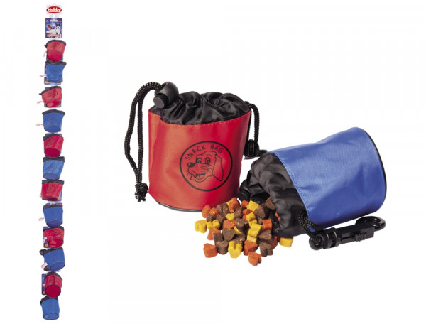 Nylonowa torebka - pojemnik na przysmaki dla psa lub kota Nobby Ø 6,5x7cm w dwóch kolorach - Nobby zdjęcie 1