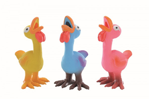 Lateksowa zabawka dla psa Nobby Pult 16cm - kurka ze specjalnym dzwiękiem 🎶 - Nobby zdjęcie 1