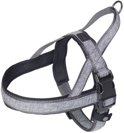 Szelki dla psa Nobby Classic Linen Deluxe L 25/35mm, 46cm / 60-76cm szare - Nobby zdjęcie 1