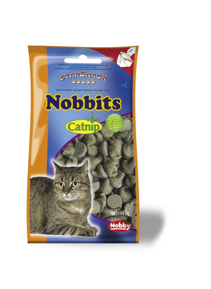 Przysmak dla kota StarSnack Nobbits Catnip 75g Nobby - przysmaki z kocimiętką - Nobby zdjęcie 1