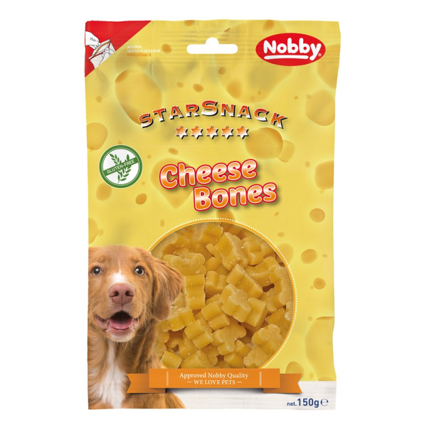 Przysmak dla psa Starsnack Cheese Bones 150g Nobby - bezglutenowe serowe kostki - Nobby zdjęcie 1