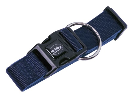 Obroża dla psa Nobby Classic Preno Extra L-XL 38/40mm, 40-55cm ciemnoniebieska (granatowa) - Nobby zdjęcie 1