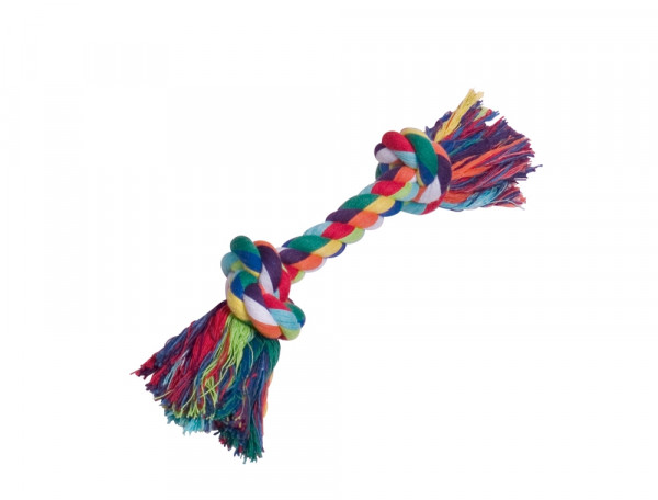 Zabawka dla psa Nobby Playing rope 32cm, 180g - 100% bawełniany sznur z dwoma węzłami  - Nobby zdjęcie 1